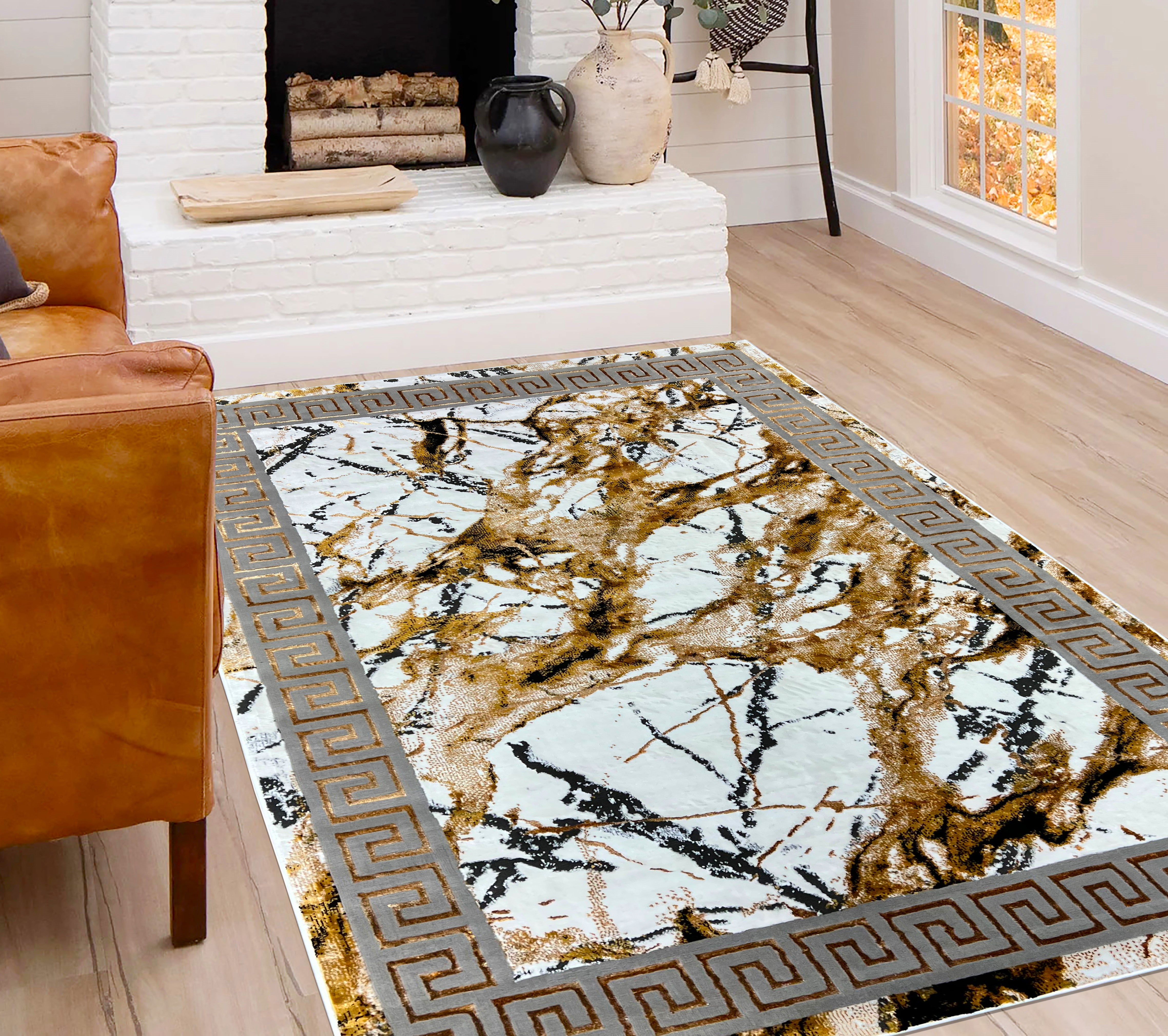 Gold Noir Marble Masterpiece