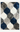 Nautical Diamond Navy Blue Rug with Timeless Elegance